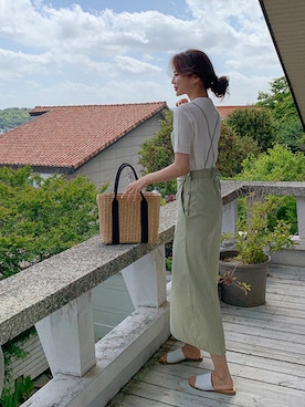 「ENVYLOOK（エンビールック）のアイテム」を使った、envylookさん（レディース・165cm）の夏コーディネート