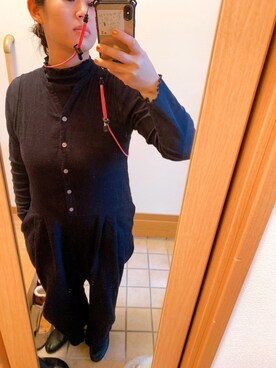 「BEAMS（ビームス）のアイテム（PC・スマホグッズ/家電）」を使った、しーたさん（レディース・163cm）の冬コーディネート