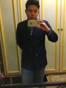 「連投すみません」｜Ogaさん（メンズ・175cm）の春コーディネート