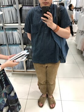 「SUNDAY WORKS（サンデーワークス）のアイテム」を使った、Ogaさん（メンズ・175cm）の春コーディネート