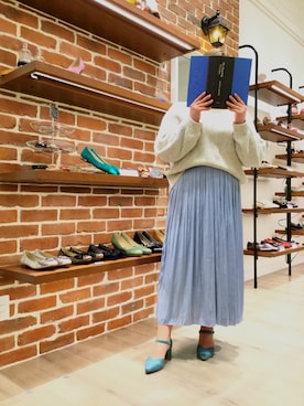 「H&M（エイチ・アンド・エム）のアイテム（ニット/セーター）」を使った、WA ORientalTRaffic レイクタウン店さん（レディース・164cm）の春コーディネート
