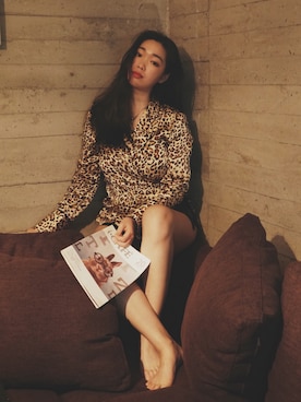 「TOPSHOP（トップショップ）のアイテム（シャツ/ブラウス）」を使った、louiekwanさん（レディース・168cm）の春コーディネート