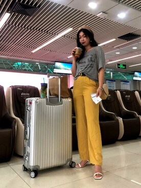 「chanel」｜「アイテム（ハンチング/ベレー帽）」を使った、louiekwanさん（レディース・168cm）の夏コーディネート