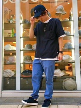 きゅうべいさん（メンズ・165cm）の夏コーディネート