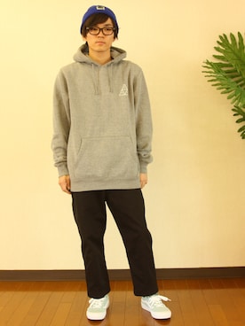 「7union」｜きゅうべいさん（メンズ・165cm）の秋コーディネート