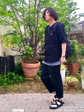 きゅうべいさん（メンズ・165cm）の夏コーディネート