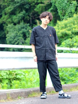 きゅうべいさん（メンズ・165cm）の夏コーディネート