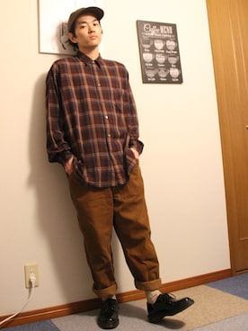 きゅうべいさん（メンズ・165cm）の秋コーディネート