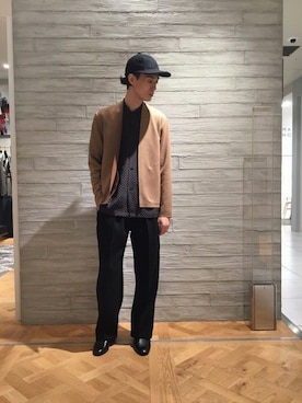 「EDIFICE（エディフィス）のアイテム」を使った、NUMAさん（メンズ・178cm）の秋コーディネート