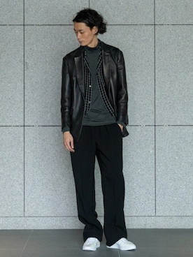 「EDIFICE（エディフィス）のアイテム」を使った、NUMAさん（メンズ・178cm）の秋コーディネート