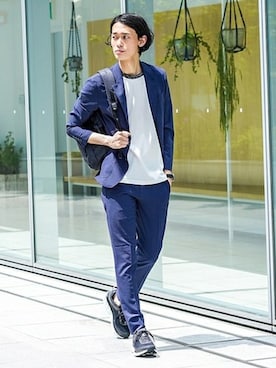「SEIKO（セイコー）のアイテム」を使った、NUMAさん（メンズ・178cm）の夏コーディネート