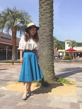 「Simplicite（サンプリシテ）のアイテム（パンプス）」を使った、Maoさん（レディース・160cm）の春コーディネート