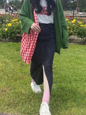 「mignon（ミニョン）のアイテム」を使った、れいさん（レディース・157cm）の春コーディネート