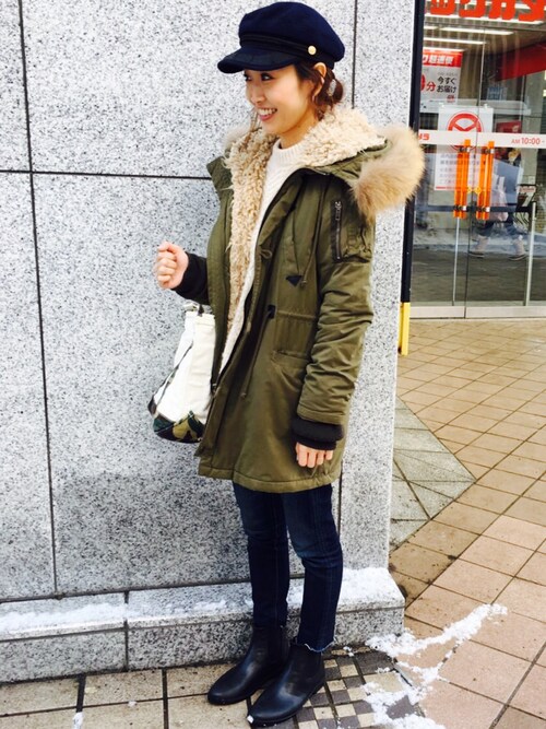 Air G Love Moussyのモッズコートを使ったコーディネート Wear