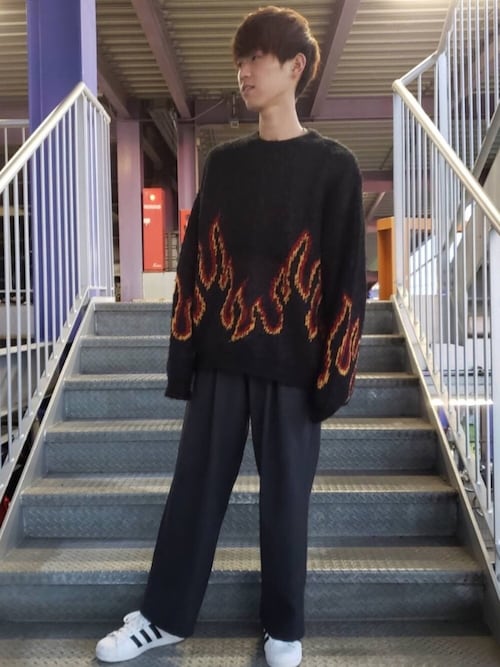 かずのり Iroquoisのニット セーターを使ったコーディネート Wear