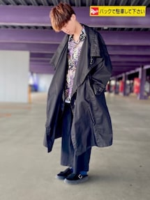 ジャケット・アウター Iroquois drape wrap coat Iroquois（イロコイ）の「【Iroquois】DRAPE WRAP COAT（その他