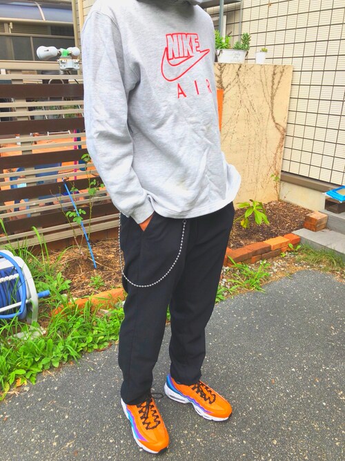 kai使用「nike(nike air max 95 prm (monarch/lt blue fury-navy