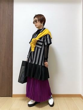 「classicalelf（クラシカルエルフ）のアイテム（アクセサリー）」を使った、ただの民子さん（レディース・149cm）の春コーディネート