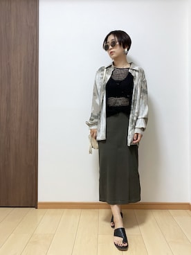 「perche（ペルケ）のアイテム」を使った、ただの民子さん（レディース・149cm）の春コーディネート