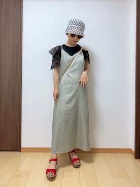 「perche（ペルケ）のアイテム」を使った、ただの民子さん（レディース・149cm）の春コーディネート