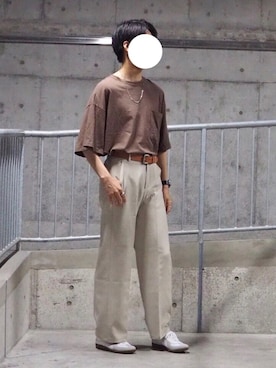 「レディース」｜「アイテム（その他）」を使った、てもやさん（メンズ・177cm）の春コーディネート