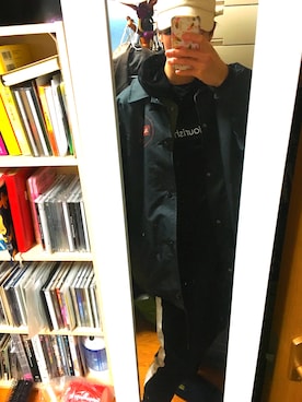 「A.P.C.（アーペーセー）のアイテム（ブルゾン）」を使った、つくね［相互フォロー］さん（メンズ・178cm）の冬コーディネート