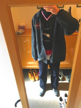 「A.P.C.（アーペーセー）のアイテム（ブルゾン）」を使った、つくね［相互フォロー］さん（メンズ・178cm）の冬コーディネート