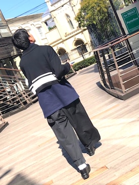 「dansko（ダンスコ）のアイテム（その他シューズ）」を使った、つくね［相互フォロー］さん（メンズ・178cm）の冬コーディネート