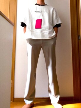 「ITTI（イッチ）のアイテム（アクセサリー）」を使った、つくね［相互フォロー］さん（メンズ・178cm）の春コーディネート