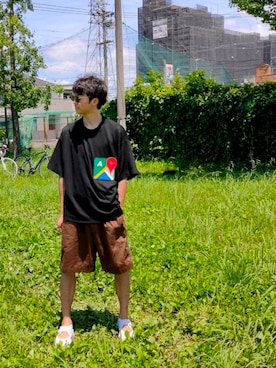 「ADANS（アダンス）のアイテム」を使った、つくね［相互フォロー］さん（メンズ・178cm）の夏コーディネート