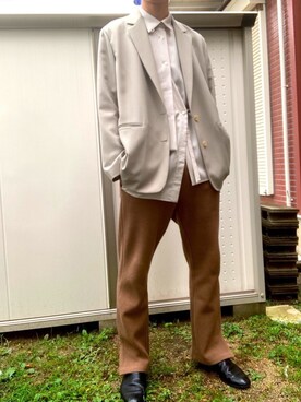 「エトセンス」｜つくね［相互フォロー］さん（メンズ・178cm）の秋コーディネート