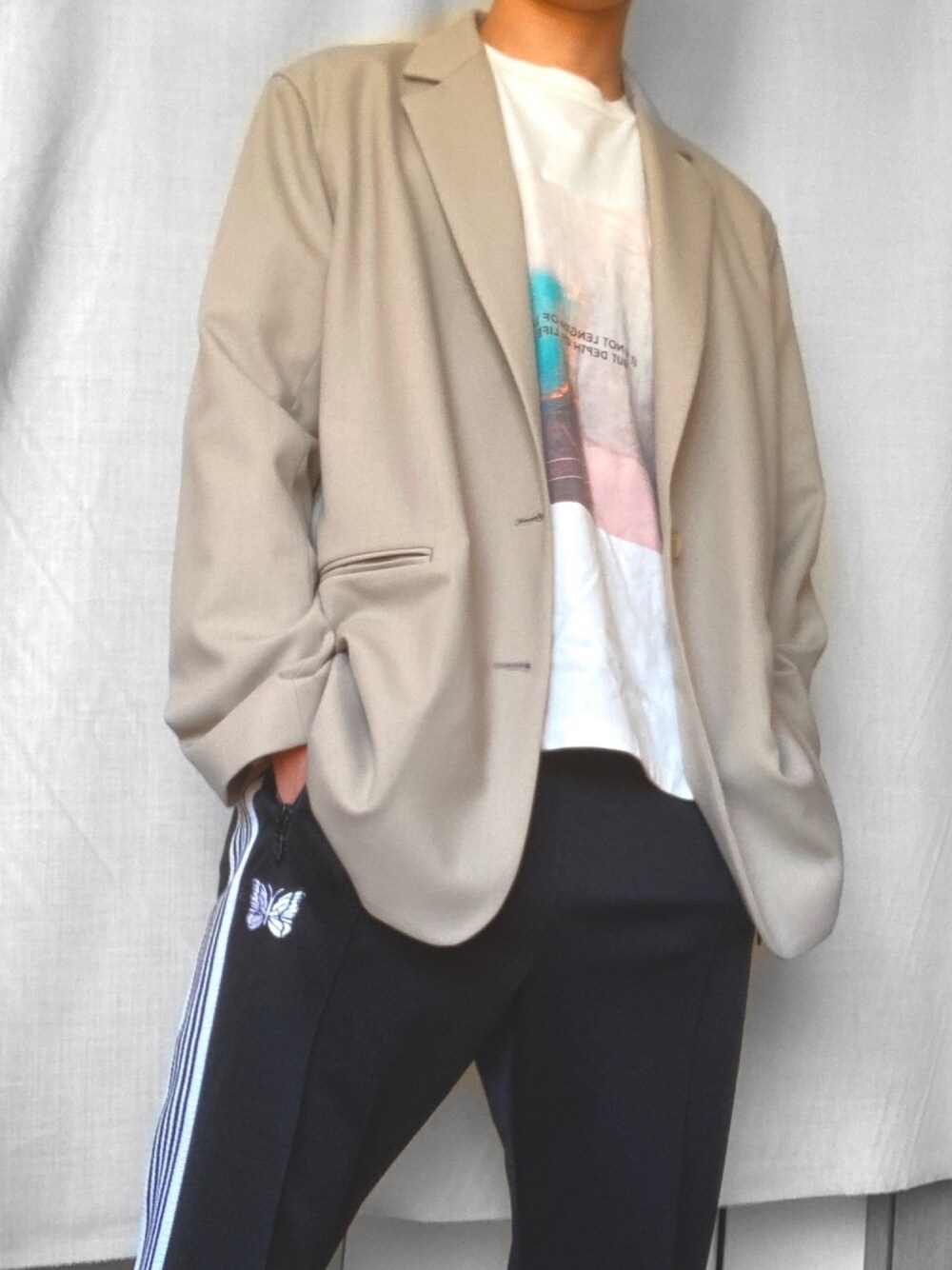 auralee テーラードジャケット　グレー　試着のみ 楽天市場】オーラリー ジャケットの通販