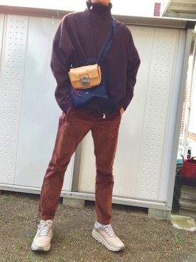 「ithelicy（イザリシー）のアイテム」を使った、つくね［相互フォロー］さん（メンズ・178cm）の冬コーディネート