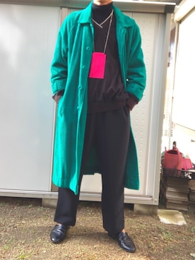 「ITTI（イッチ）のアイテム（アクセサリー）」を使った、つくね［相互フォロー］さん（メンズ・178cm）の冬コーディネート