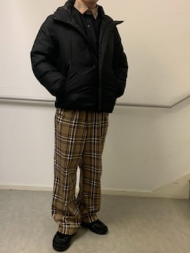 「リドム」｜「アイテム（ダウンジャケット/コート）」を使った、buttio「U170」さん（メンズ・160cm）の冬コーディネート
