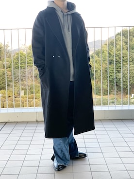 「u170」｜「アイテム（ジャケット/アウター）」を使った、buttio「U170」さん（メンズ・160cm）の冬コーディネート