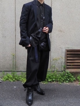 「u170」｜「アイテム（ジャケット/アウター）」を使った、buttio「U170」さん（メンズ・161cm）の春コーディネート