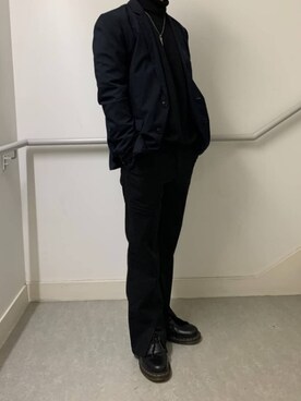 「u170」｜「アイテム（ジャケット/アウター）」を使った、buttio「U170」さん（メンズ・160cm）の冬コーディネート