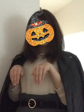 「wearhalloween2017」｜「アイテム（ライダースジャケット）」を使った、NakAwaさん（レディース・158cm）の秋コーディネート