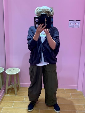 「AULA（アウラ）のアイテム（帽子）」を使った、 南天さん（レディース・165cm）の秋コーディネート