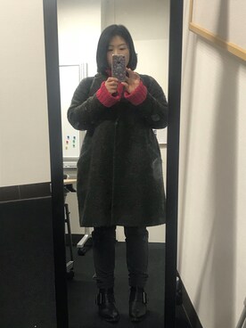 「PATRICK COX（パトリック・コックス）のアイテム（シューズ）」を使った、流石さん（レディース・159cm）の冬コーディネート