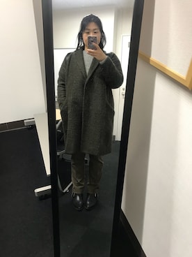 「PATRICK COX（パトリック・コックス）のアイテム（シューズ）」を使った、流石さん（レディース・159cm）の冬コーディネート