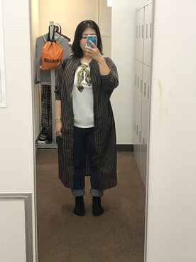 「アイテム（シャツワンピース）」を使った、流石さん（レディース・159cm・30代）の夏コーディネート