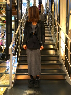 Sayuka Haginoさん（レディース・160cm）の秋コーディネート