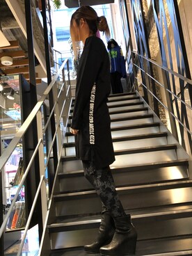「KMRii（ケムリ）のアイテム（ワンピース/ドレス）」を使った、Sayuka Haginoさん（レディース・160cm）の春コーディネート