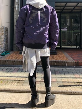 Sayuka Haginoさん（レディース・160cm）の秋コーディネート