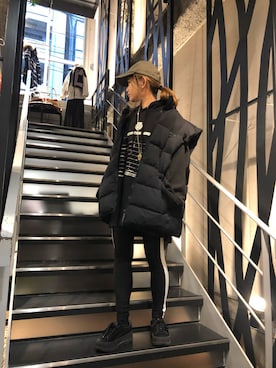 Sayuka Haginoさん(レディース・160cm)の冬コーディネート