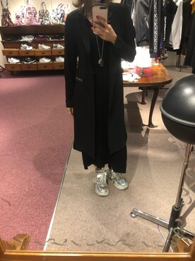 「stud.（スタッド）のアイテム（ジャケット/アウター）」を使った、Sayuka Haginoさん（レディース・160cm）の春コーディネート