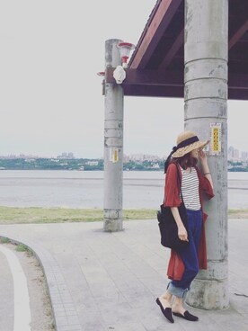 「PAZZO」｜「アイテム（その他アウター）」を使った、mavissさん（レディース・160cm）の春コーディネート
