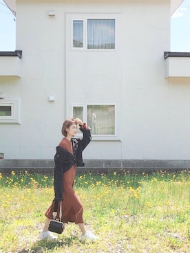 「travel」｜「アイテム（ジャケット/アウター）」を使った、mavissさん（レディース・160cm）の夏コーディネート